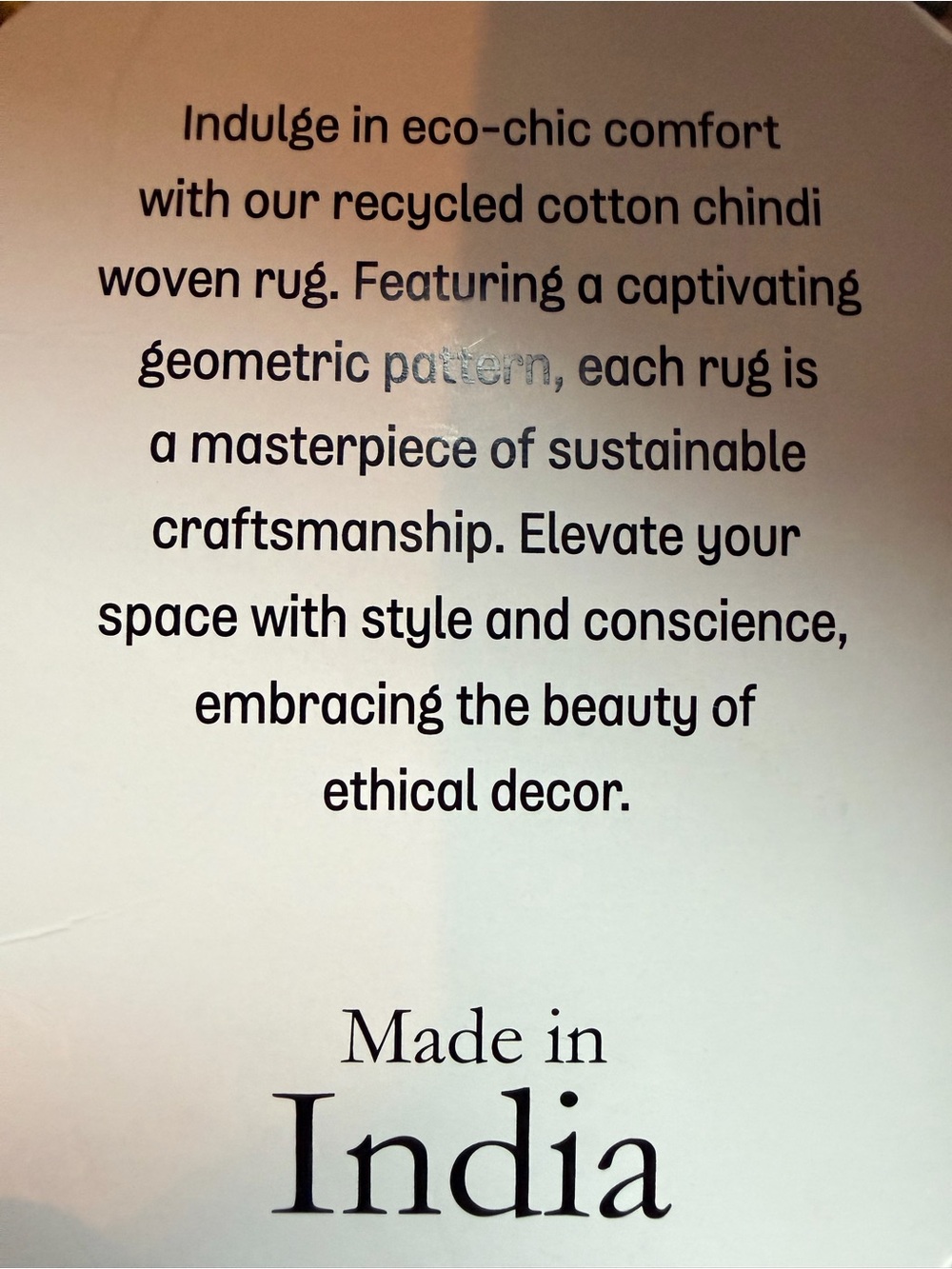 Handwoven Geometric Diamond Rug - Multicolor - Picture 5 of 5